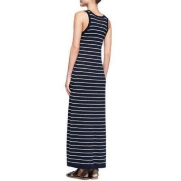 ✨Vince Navy Striped Racerback Maxi Sz Small Dress✨ - Picture 2 of 8